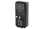 Powerbank - Dudao K15MAX PD 22.5 W Powerbank with Built-in Cables - Black Powerbank - Sort - 30000 mAh - 6977196682478