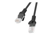 Netværkskabel - Lanberg patch cable - 25 cm - black RAL 9004 - Sort - 0.25m - PCU5-10CC-0025-BK