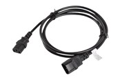 Strømkabel (ekstern) - Lanberg - power extension cable - power IEC 60320 C13 to IEC 60320 C14 - 1.8 m - CA-C13E-11CC-0018-BK