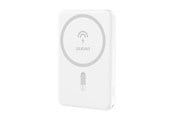 Powerbank - Dudao K14S USB-A / USB-C / MagSafe wireless powerbank 20W 5000mAh - white - 5000 mAh - 6973687242985