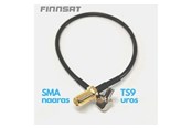 Antennekabel/stik - Finnsat adapter cable SMA female - TS9 - STK-01