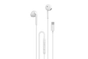 Hovedtelefoner/headset - Dudao X3C In-Ear Wired USB-C Headphones 1.2m - White - 6976625335343