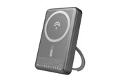 Powerbank - Dudao K28 10000mAh PD 22.5W MagSafe Powerbank with Metal Case and Ring Stand - Gray Powerbank - Grå - 10000 mAh - 6977196680146