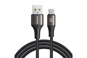 USB kabel - Joyroom Light-Speed Series S-A25 USB-A / USB-C cable 100W 1.2m - black - 6941237109989