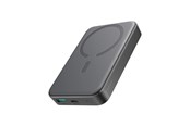 Powerbank - Joyroom Powerbank JR-W020 20W 10000mAh MagSafe + USB-C - USB-C cable 0.25m - black Powerbank - Sort - 10000 mAh - 6941237118455