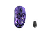 Mus - WLMouse Beast X Max (Solid Side + Omron) / Wireless 8K / Magnesium - Gaming Mus - Optisk - 5 knapper - Lilla *DEMO* - MAX-Purple-O-SHIXIN
