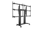 Vægbeslag, AV-Beslag & AV-Møbler - Multibrackets M Pro Series cart - motorised - for 4x4 video wall - height adjustable with 70 cm of vertical travel - black - Max - recommended for 108" - 7350022739000
