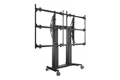 Vægbeslag, AV-Beslag & AV-Møbler - Multibrackets M Pro Series cart - motorised - for 5x5 video wall - height adjustable with 70 cm of vertical travel - black - Max - recommended for 136" - 7350022739277