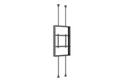 Vægbeslag, AV-Beslag & AV-Møbler - Multibrackets M Pro Series enclosure - Large - for 2 digital signage LCD panels - b2b - black RAL 9005 - Max 50 kg - recommended for 75" - 7340234812691