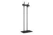 Vægbeslag, AV-Beslag & AV-Møbler - Multibrackets M Pro stand - for flat panel - dual pole single side - black - Max 100 kg - recommended for 98" - 7340234812608