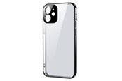 Mobil - Covers & Cases - Joyroom New Beauty Series ultra thin case with electroplated frame for iPhone 12 Pro Max black (JR-BP744) - 6941237131317