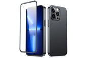 Mobil - Covers & Cases - Joyroom 360 Full Case front and back cover for iPhone 13 Pro Max + tempered glass screen protector black (JR-BP928 black) - 6941237161628
