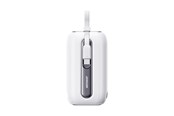 Powerbank - Joyroom mini powerbank 10000mAh Colorful Series 22.5W with 2 built-in USB C and Lightning cables white (JR-L012) - 10000 mAh - 6956116701741