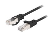 Netværkskabel - Lanberg patch cable - 50 cm - black RAL 9004 - Sort - 0.5m - PCF6-20CC-0050-BK