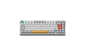 Tastatur - NuPhy Halo75 V2 Ionic White - Lemon - Gaming Tastatur - Uden Numpad - Nordisk - Hvid - 0205057