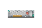 Tastatur - NuPhy Halo96 V2 Ionic Vit - Lemon - Gaming Tastatur - Nordisk - Hvid - 0205067