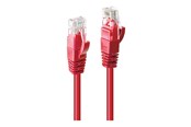 Netværkskabel - Lindy patch cable - 10 m - red - Rød - 10m - 48037
