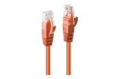 Netværkskabel - Lindy patch cable - 30 cm - orange - Orange - 0.3m - 48105