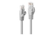 Netværkskabel - Lindy Basic patch cable - 50 cm - grey - Grå - 0.5m - 48161