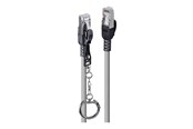 Netværkskabel - Lindy patch cable - 1.5 m - grey - Grå - 1m - 47603