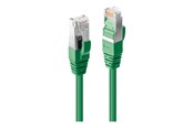 Netværkskabel - Lindy CAT6a S/FTP LS0H Snagless - 30cm - Grøn - 0.3m - 47675