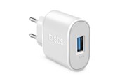 Mobil - Adaptere & Opladere - SBS 2100 mAh oplader - 2.1A - Hvid - TETR1USB2AWFAST