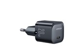 Mobil - Adaptere & Opladere - Joyroom Mini charger USB C 20W PD JR-TCF02 - black - JR-TCF02B