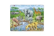 Puslespil - Selecta Play Larsen Jigsaw Puzzle Animals - African Savannah 65 pcs. Floor - LA-FH9
