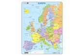 Puslespil - Selecta Play Larsen Jigsaw Puzzle Map Europe 37 pcs. 2D Puslespil - LA-A8-NL