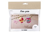 Kreativitet & Hobbyartikler - Creativ Company - Mini Hobbyset Pompom Egg 2pcs. - 977664