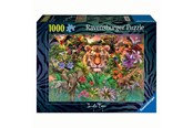 Puslespil - Ravensburger Jigsaw Puzzle Jungle Tiger 1000 pcs. Floor - 120012733