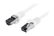 Netværkskabel - Lanberg patch cable - 25 cm - white - Hvid - 0.25m - PCF8-10CU-0025-W