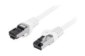 Netværkskabel - Lanberg patch cable - 50 cm - white - Hvid - 0.5m - PCF8-10CU-0050-W