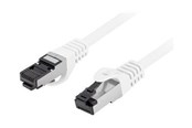 Netværkskabel - Lanberg patch cable - 1 m - white - Hvid - 1m - PCF8-10CU-0100-W