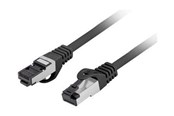 Netværkskabel - Lanberg patch cable - 2 m - black - Sort - 2m - PCF8-10CU-0200-BK