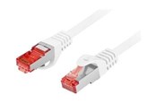 Netværkskabel - Lanberg patch cable - 5 m - white - Hvid - 5m - PCF6-10CU-0500-W