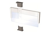 Konference & Præsentation - DURABLE Dør og vægskilte i aluminium og frontplade i akryl. Design indstiksetiket med gratis skabelon. 1 stk - 480023