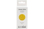 Kreativitet & Hobbyartikler - Creativ Company - Ceramic Glaze 984-1101 C Opaque Cad Yellow - 60ml - 789705