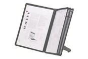 Konference & Præsentation - DURABLE Komplet registersystem velegnet til den lille kontor eller hjemmekontoret. Incl. bordstativ og 5 A4-lommer i polypropylen. - 554001
