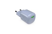 Mobil - Adaptere & Opladere - Puro SBS  MiniPro 20W USB-C-vægoplader - GAN-teknologi - Blå - PUFCMTCUSBC20WGLBLUE