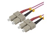 Netværkskabel - Deltaco network cable - 3 m - pink - Pink - 3m - SCSC-3-OM4