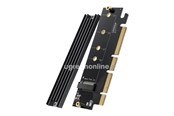 Harddisk - tilbehør - UGREEN - storage enclosure - M.2 Card - PCIe 4.0 x16 - 30715