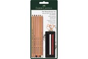 Skrive- og Tegneværktøjer - Faber-Castell Pitt monoc.pastel pencil + kridt BK - 112998