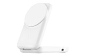 Mobil - Adaptere & Opladere - Belkin UltraCharge wireless charging stand - 2-in-1 Qi2 magnetic foldable - + AC power adapter - 24 pin USB-C - 25 Watt - WIZ038KQWH