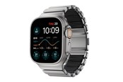 Smartwatch - Tilbehør - Nomad Stratos Band - 49mm | Natural Titanium | Black FKM - NM014421858