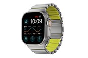 Smartwatch - Tilbehør - Nomad Stratos Band - 49mm | Natural Titanium | Volt FKM - NM011147858