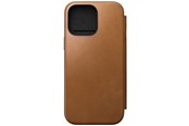Mobil - Covers & Cases - Nomad Modern Leather Folio - iPhone 16 Pro Max | English Tan-C | Leather - NM01673385