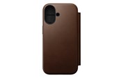 Mobil - Covers & Cases - Nomad - Modern Leather Folio - iPhone 17 | Brown | Leather - NM014209858