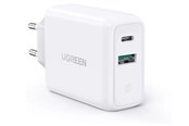 Mobil - Adaptere & Opladere - UGREEN 36W Dual Port USB-A/USB-C - 60468