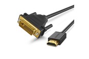 Skærmkabel - UGREEN video cable adapter 1 m DVI HDMI Black - 30116